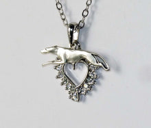 Load image into Gallery viewer, Greyhound Necklace and Earrings Set
