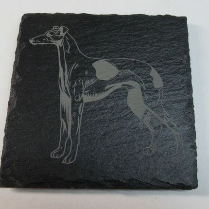 Greyhound Slate Coaster