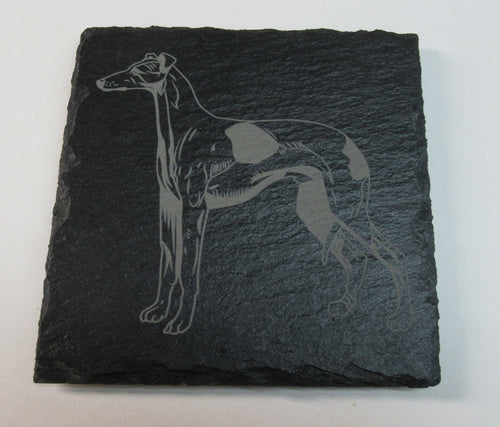 Greyhound Slate Coaster