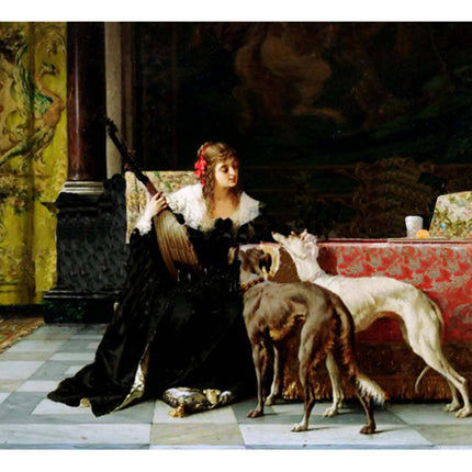 Greyhound Notecard