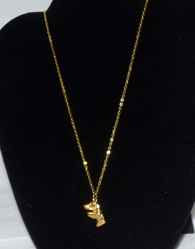 Vermiel Twin Greyhound Profiles Pendant Necklace