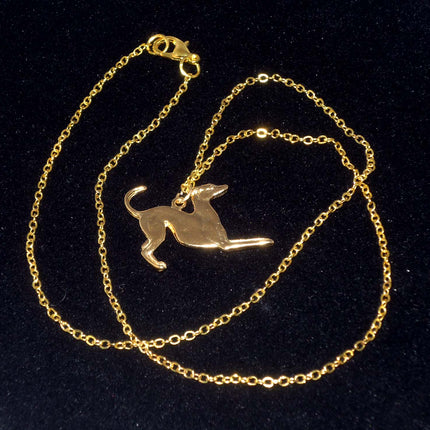 Vermiel Playbow Greyhound Pendant Necklace