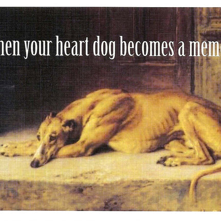 Greyhound Sympathy Card