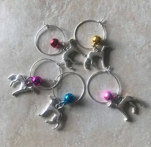 Greyhound Wine Charms