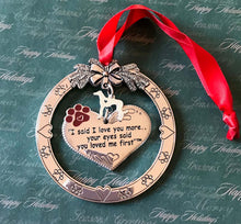 Load image into Gallery viewer, Loved Me First Paw Print Ornament
